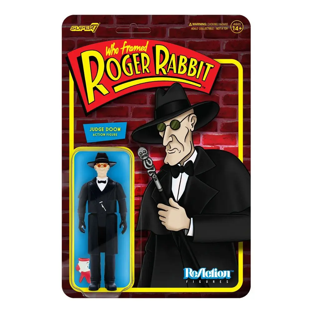 Who Framed Roger Rabbit ReAction Judge Doom akciófigura 10 cm termékfotó