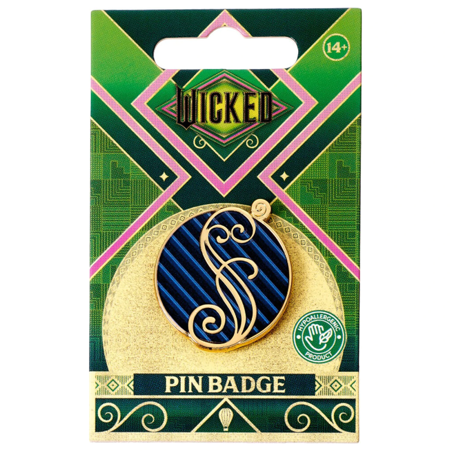 Wicked Blue Shiz Logo kitűző termékfotó