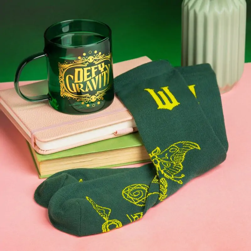 Wicked Elphaba Glasbecher- und Socken-Set termékfotó