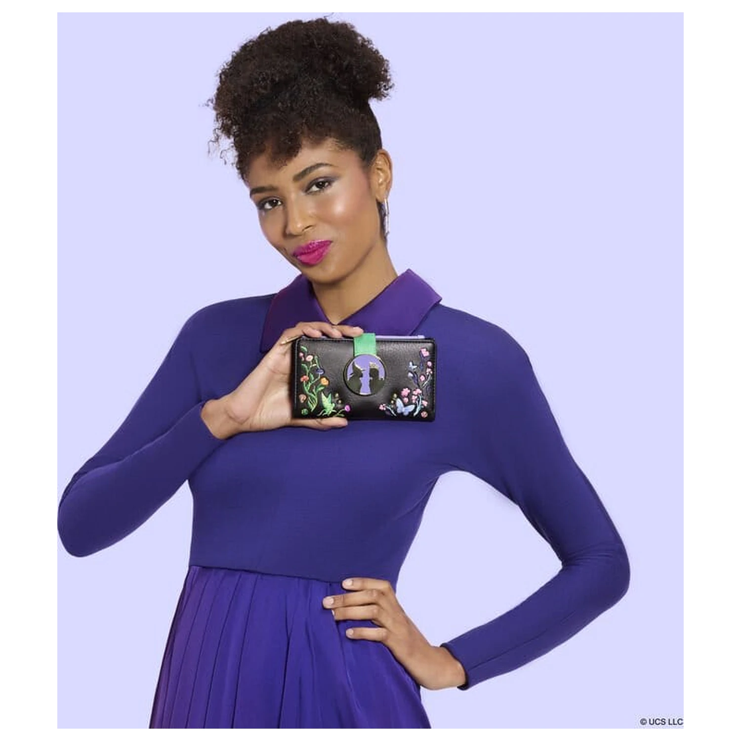 Wicked Floral & Lace pénztárca  termékfotó