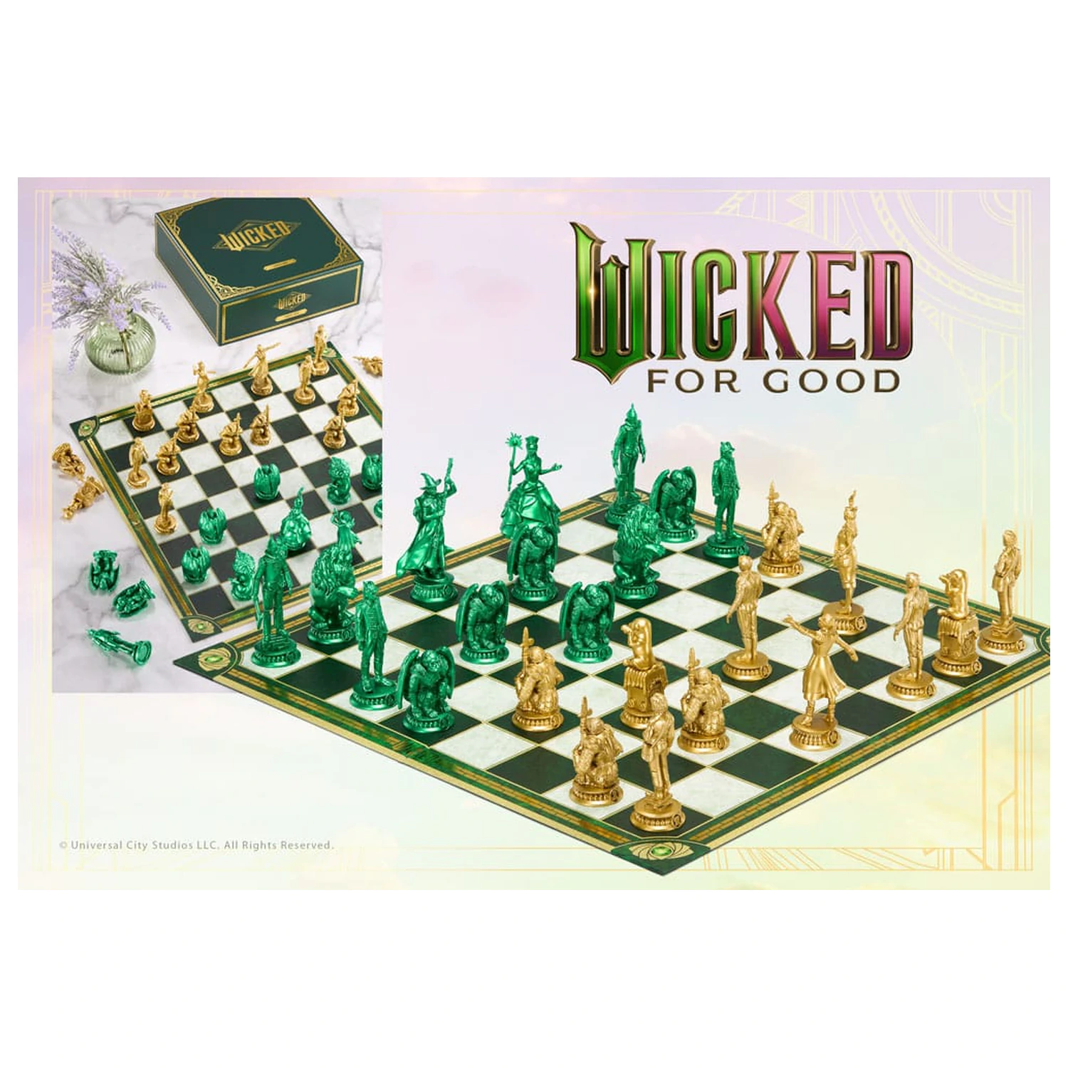 Wicked: For Good Shiz vs. Emerald City sakk készlet termékfotó