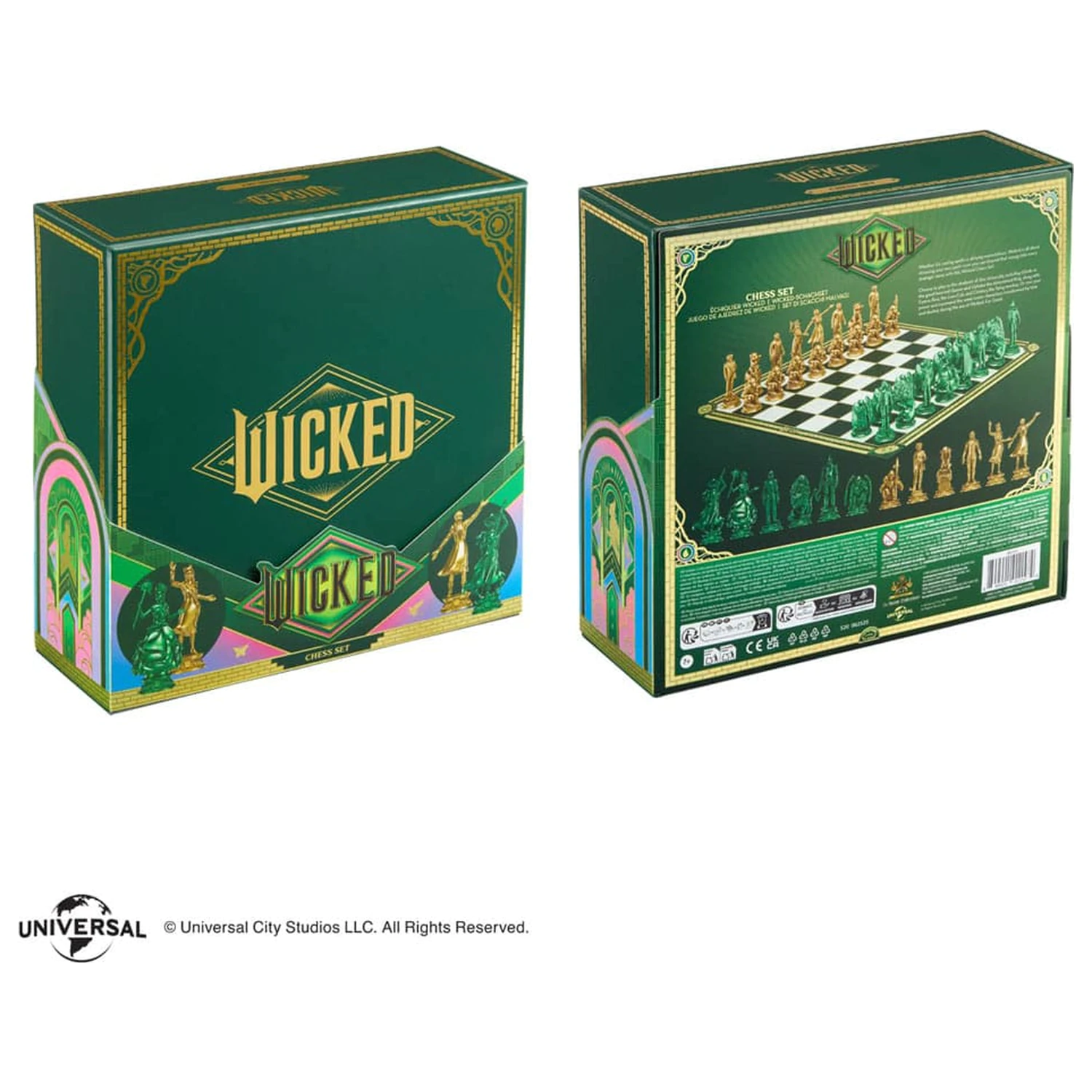 Wicked: For Good Shiz vs. Emerald City sakk készlet termékfotó