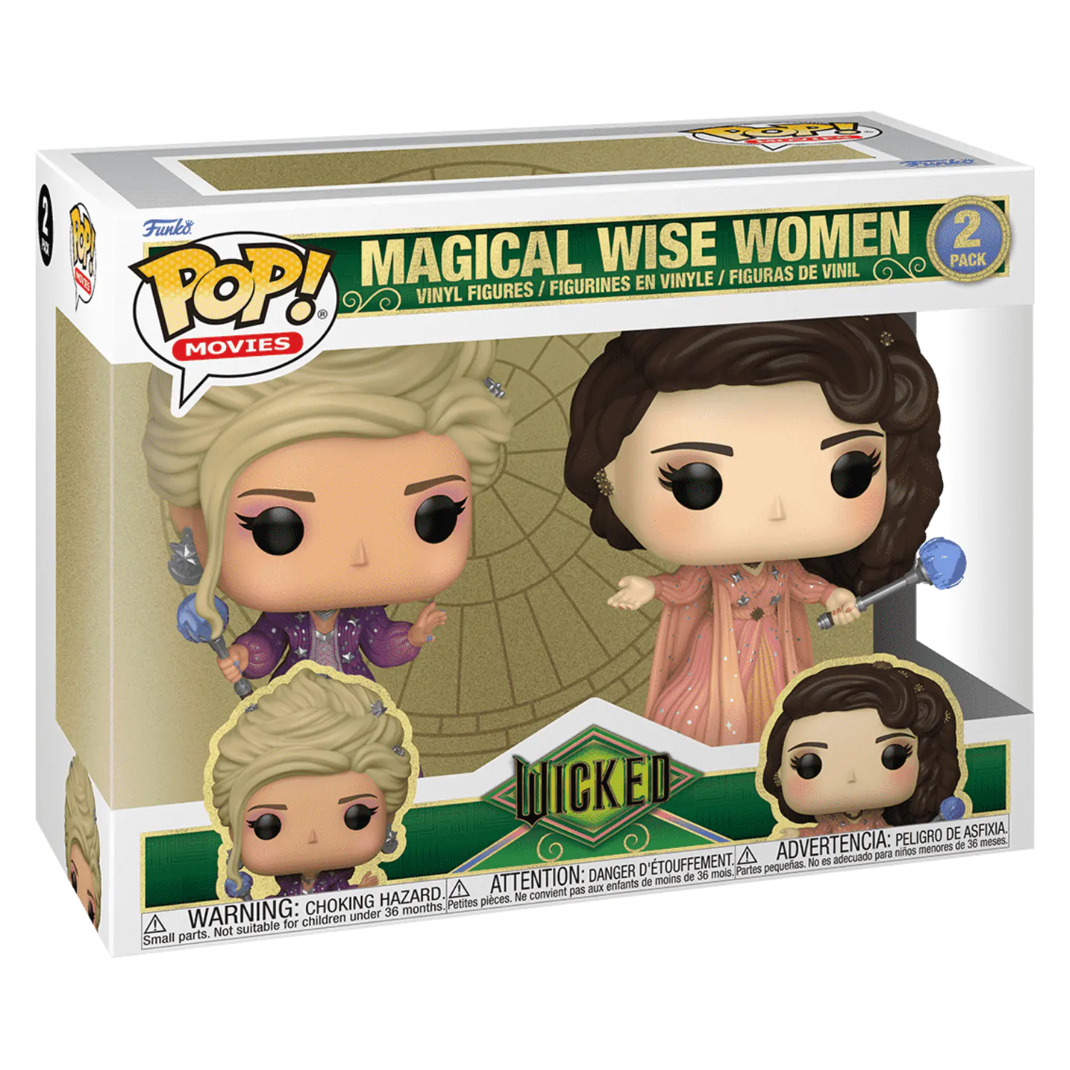 Wicked Funko POP! Television 2 db-os Vinyl figura csomag Emerald City Players 9 cm termékfotó