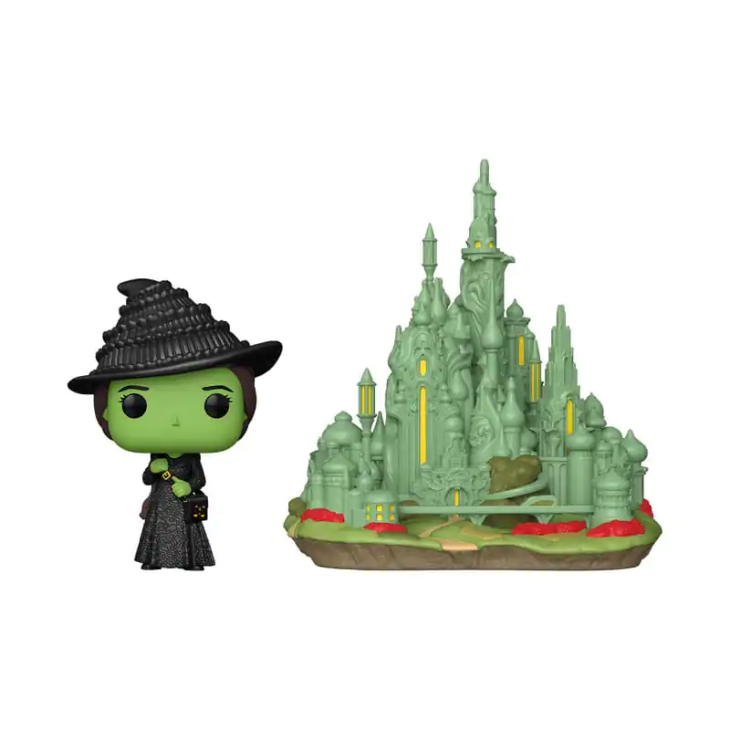 Wicked Funko POP! Town Vinyl figura Elphaba with the Emerald City 9 cm termékfotó