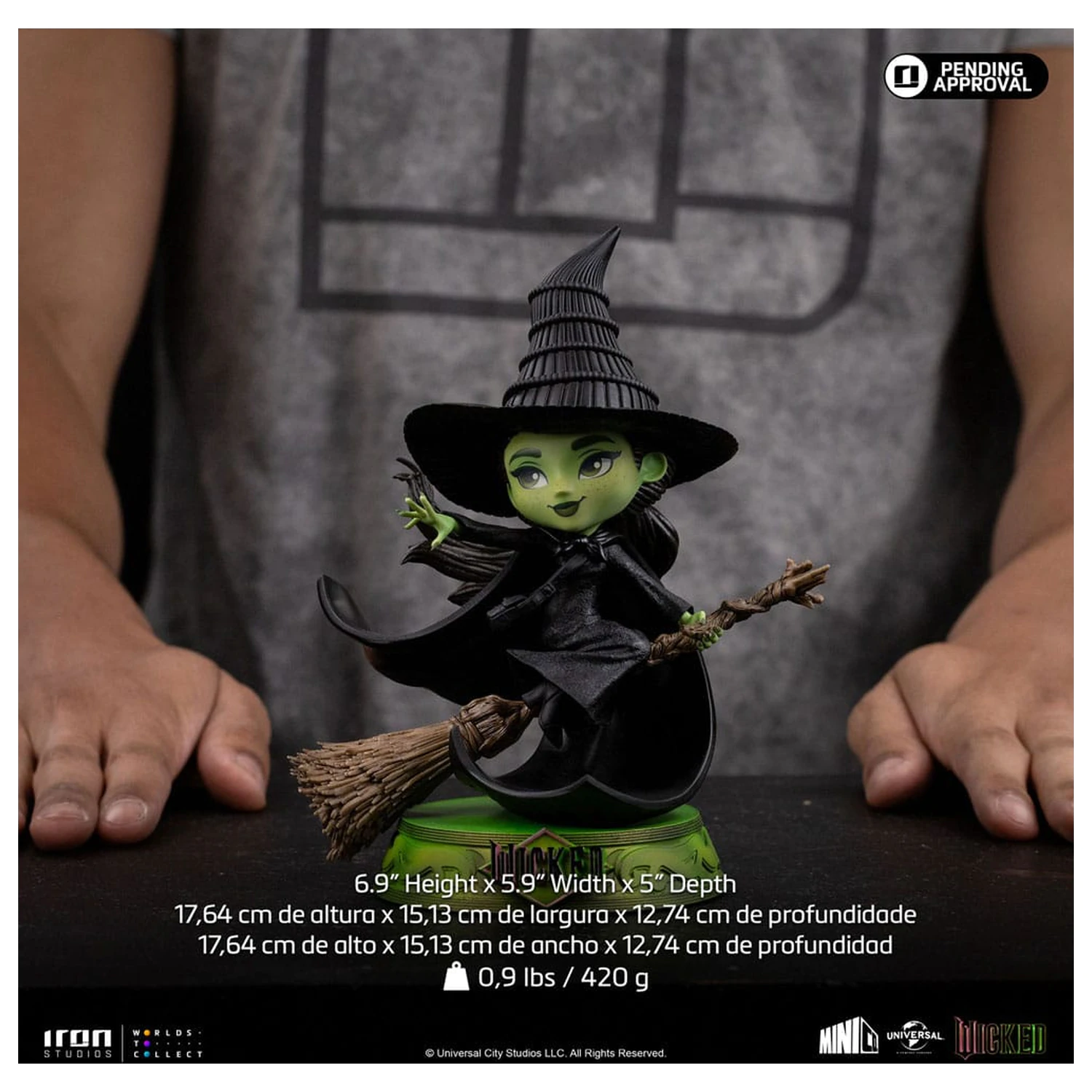 Wicked Mini Co. PVC figura Elphaba 18 cm    termékfotó
