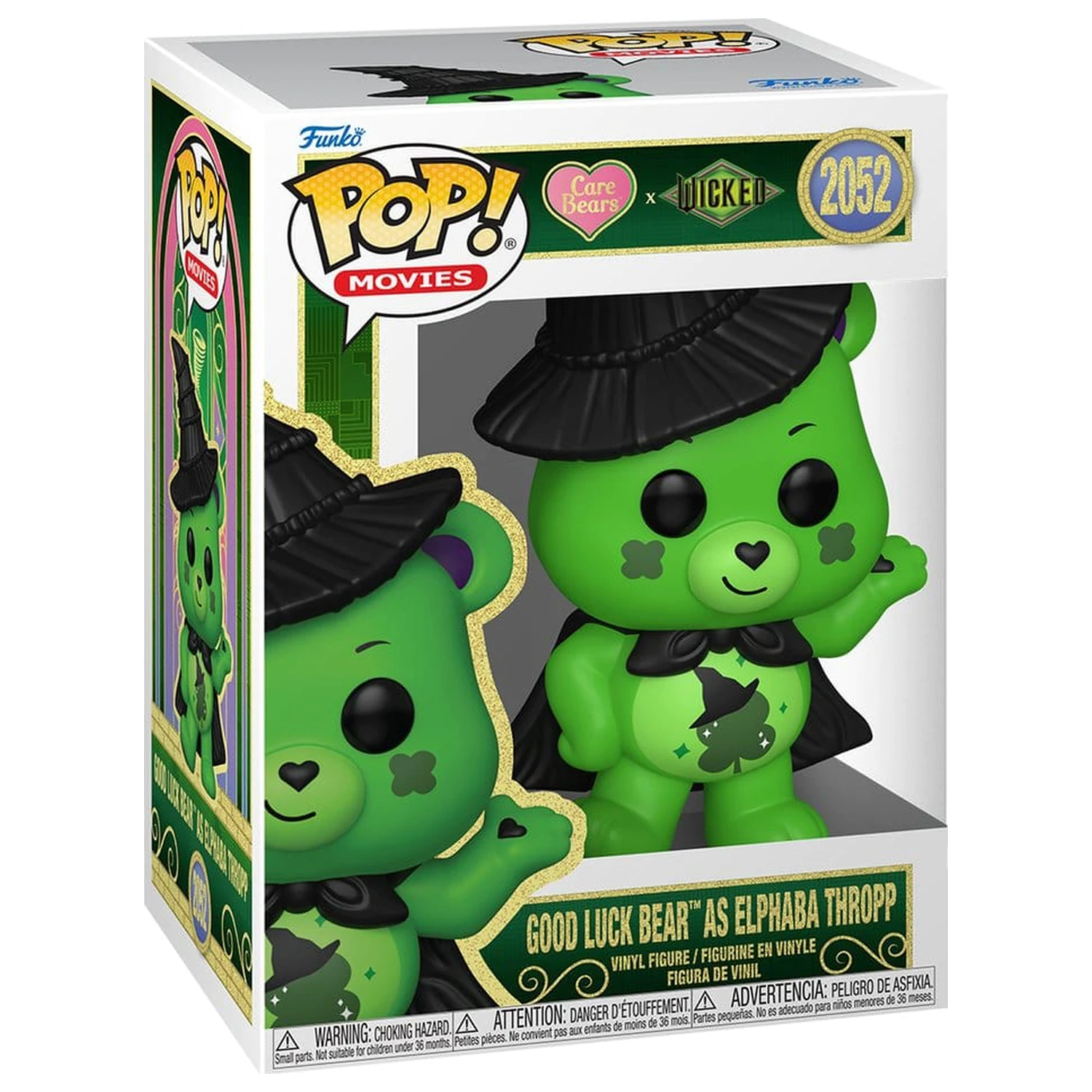 Wicked x Care Bears Funko POP! Vinyl figura Good Luck Bear as Elphaba 9 cm  termékfotó