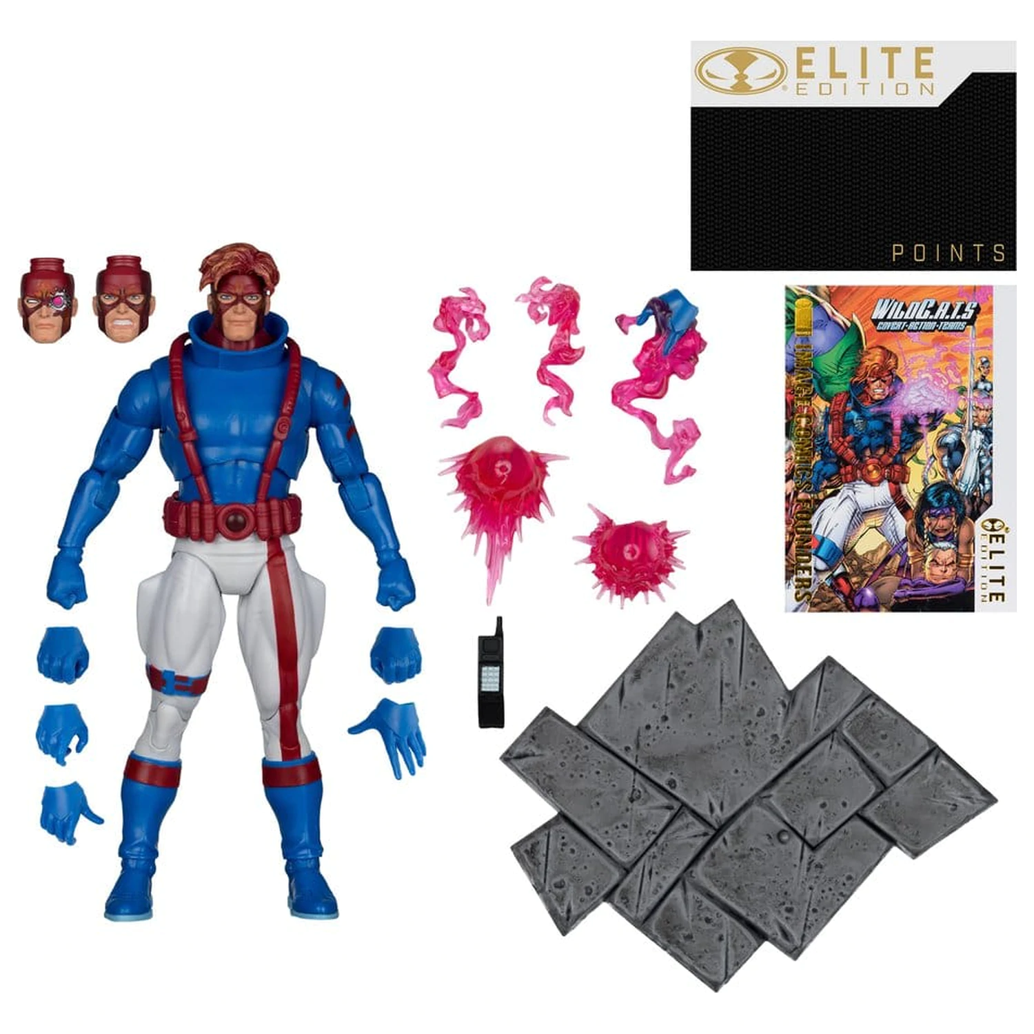 WildC.A.T.S Elite Edition Image Comic Founders Series Deluxe akciófigura Spartan 19 cm termékfotó