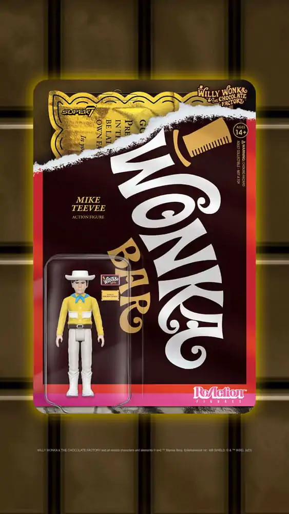 Willy Wonka &amp; the Chocolate Factory (1971) ReAction Mike Teevee Wave 01 akciófigura 10 cm termékfotó
