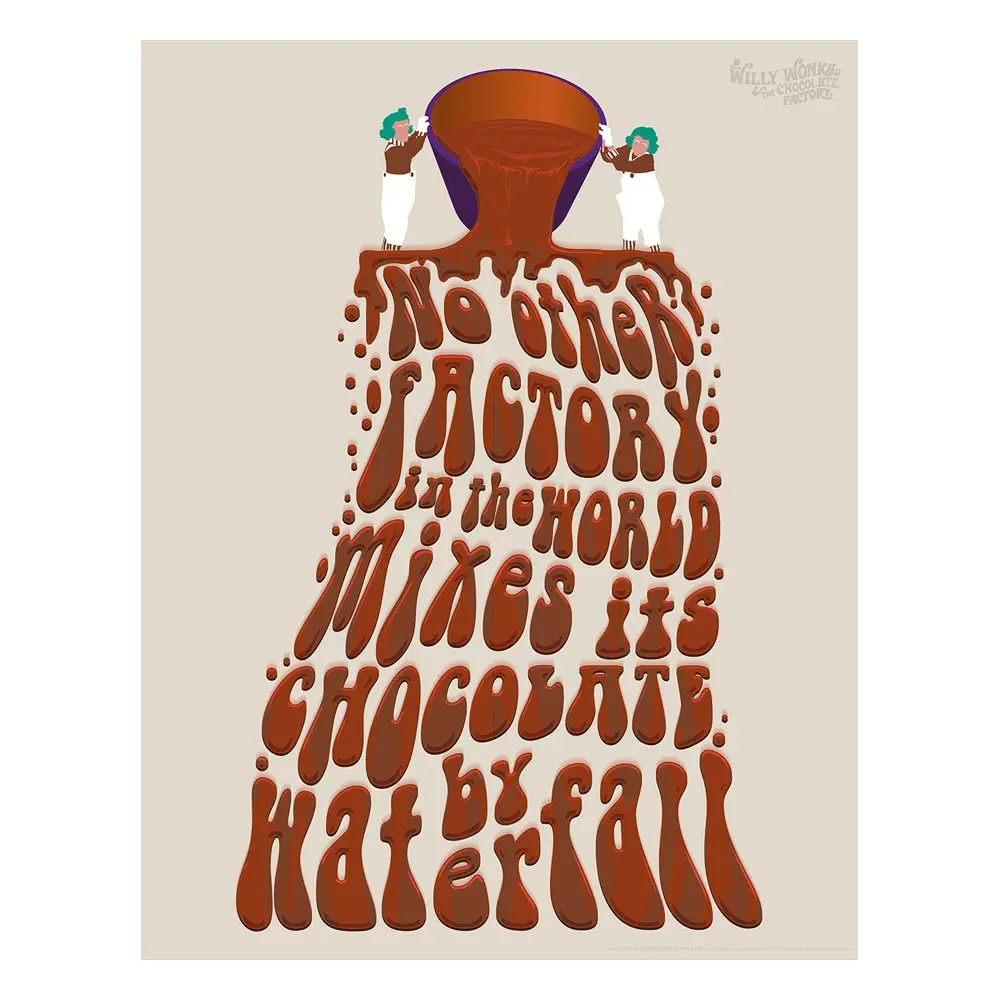 Willy Wonka &amp; the Chocolate Factory Art Print Limitált kiadás 42 x 30 cm termékfotó