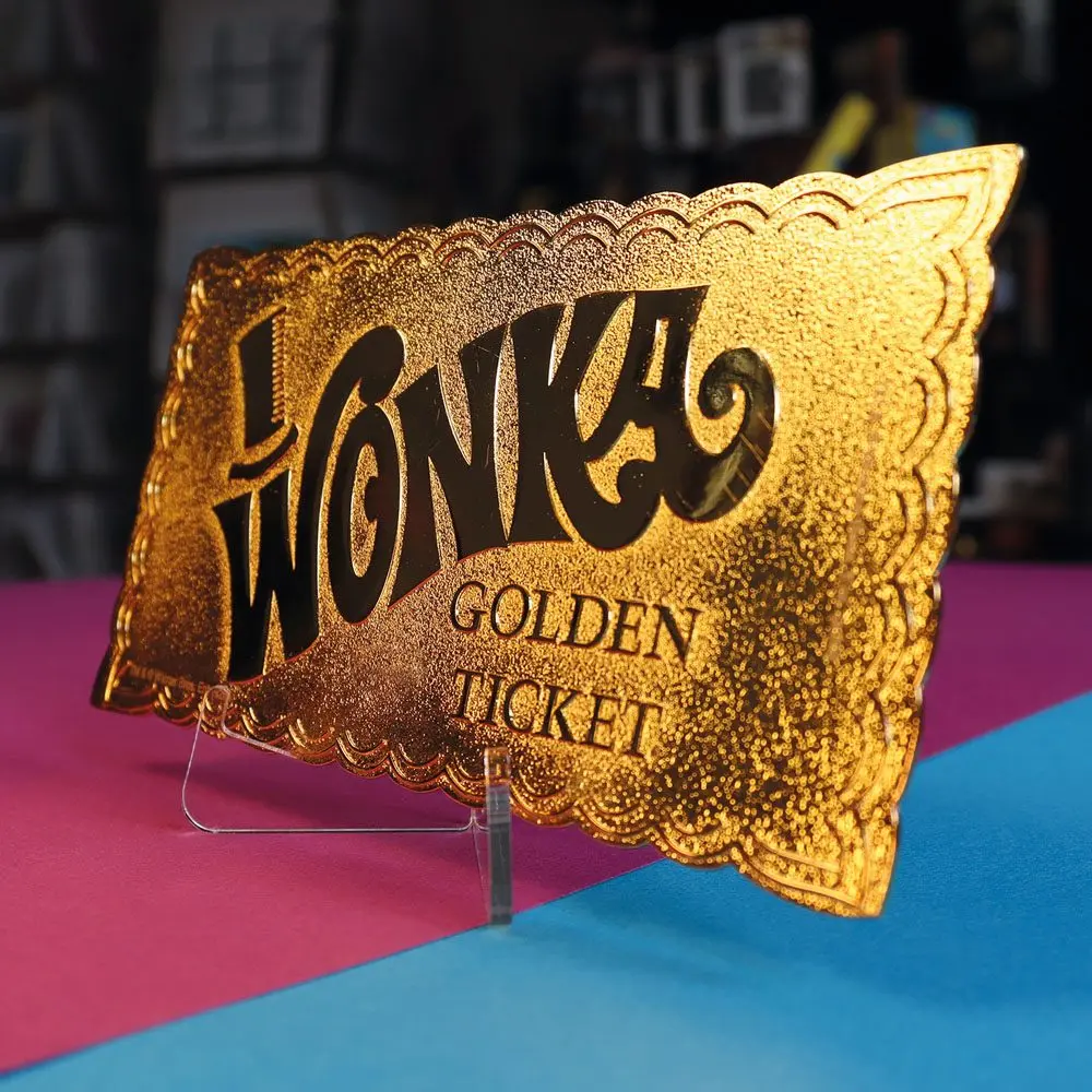 Willy Wonka &amp; the Chocolate Factory replika Mini Golden Ticket termékfotó