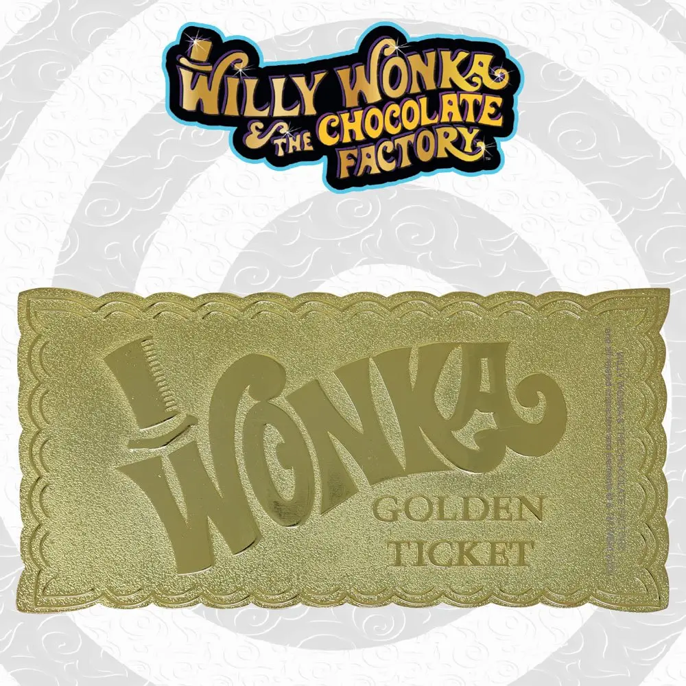 Willy Wonka &amp; the Chocolate Factory replika Mini Golden Ticket termékfotó