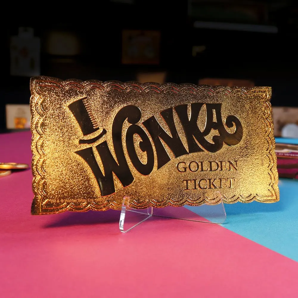 Willy Wonka &amp; the Chocolate Factory replika Mini Golden Ticket termékfotó