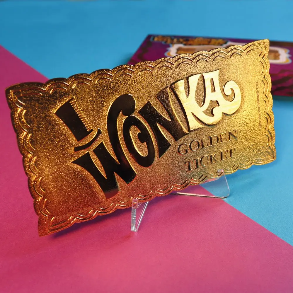 Willy Wonka &amp; the Chocolate Factory replika Mini Golden Ticket termékfotó