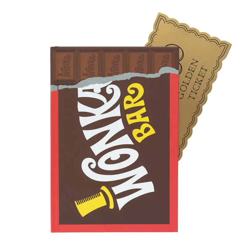 Willy Wonka Wonka Bar A5 jegyzetfüzet termékfotó
