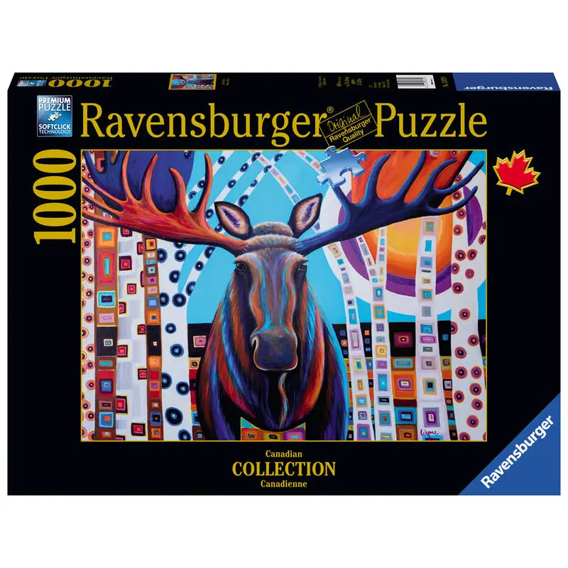 Winter elk puzzle 1000db-os termékfotó