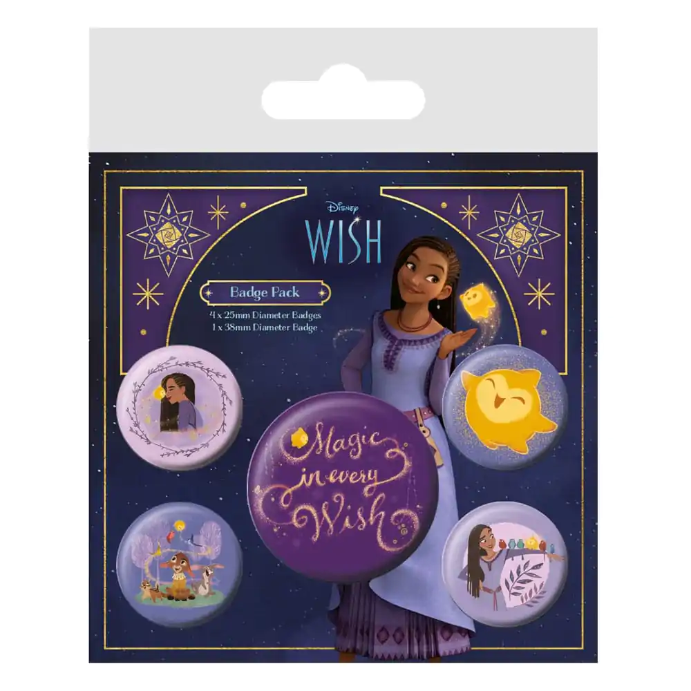 Wish Magic In Every Wish 5 db-os kitűző csomag termékfotó