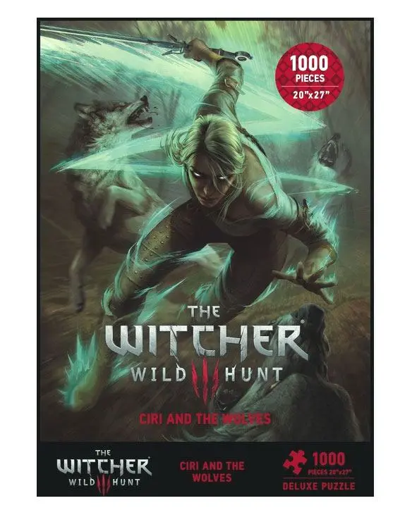 Witcher 3 Wild Hunt Ciri and the Wolves puzzle (1000 darab) termékfotó