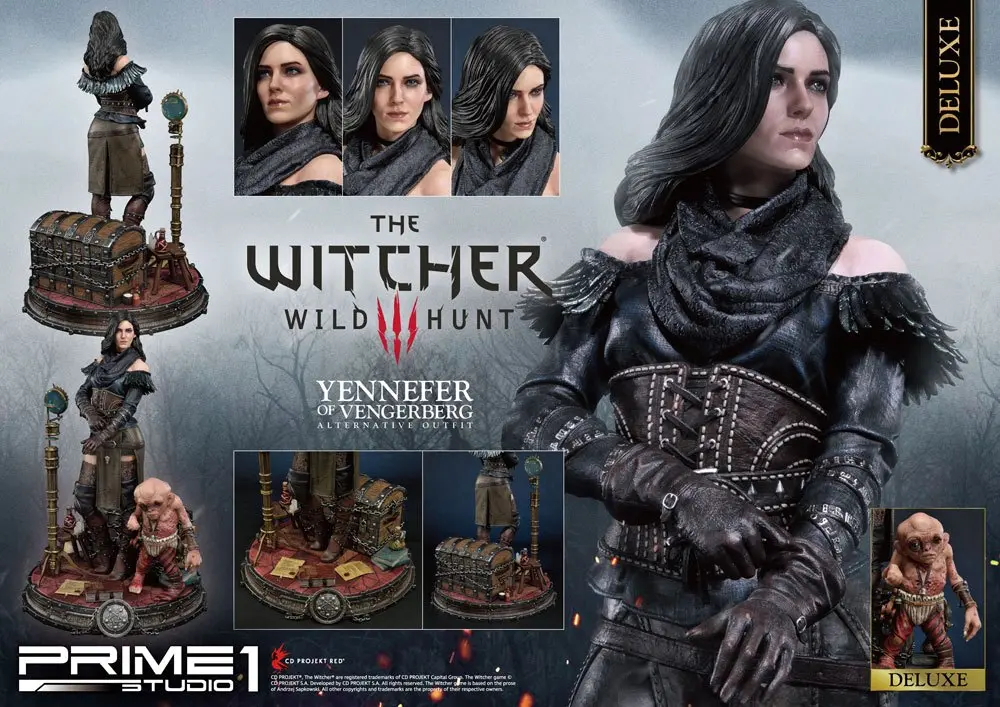 Witcher 3 Wild Hunt Yennefer of Vengerberg Alternative Outfit Deluxe Version szobor figura 51 cm termékfotó