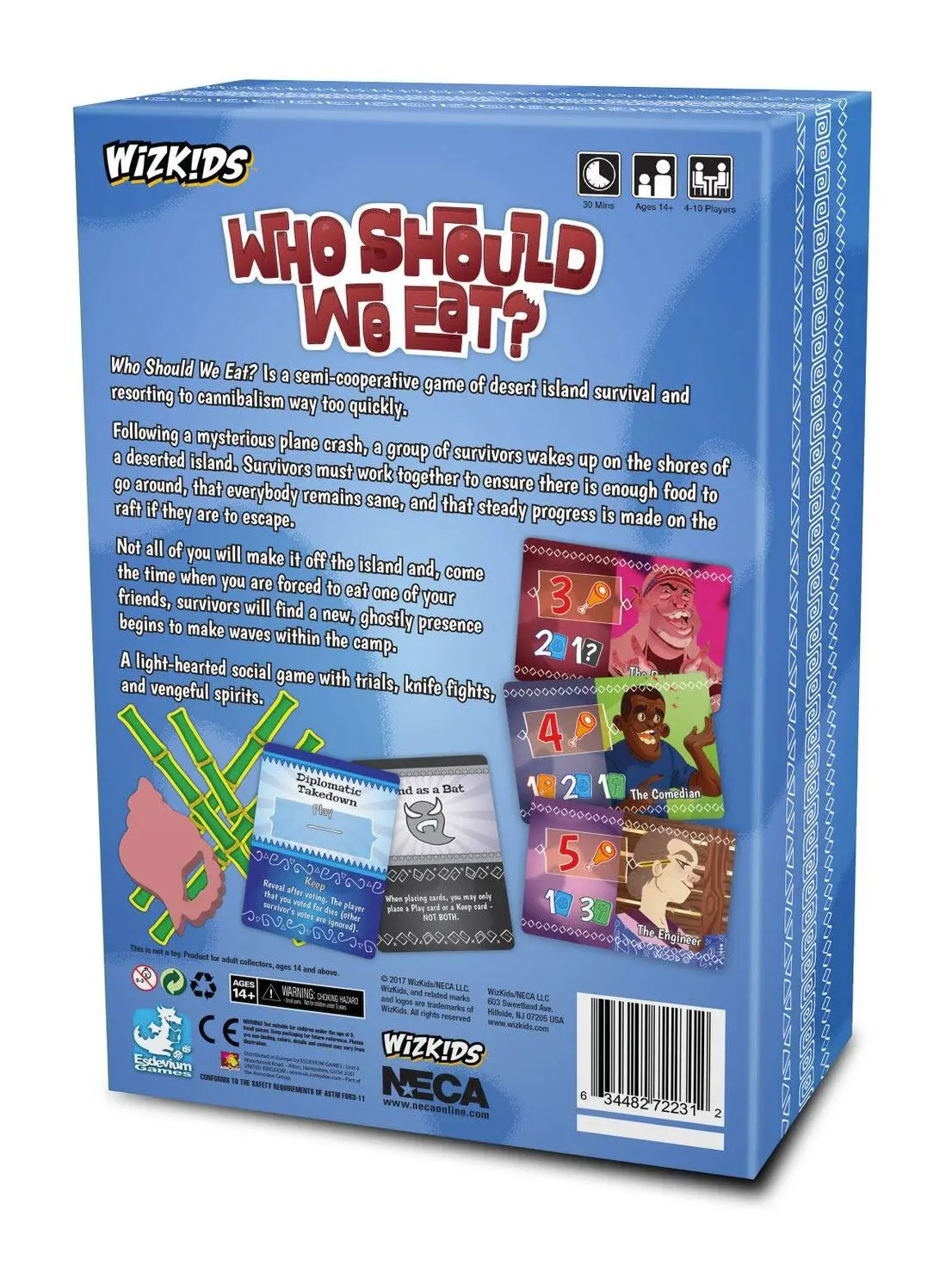 WizKids Board Game Who Should We Eat? Angol nyelvű kártyajáték termékfotó