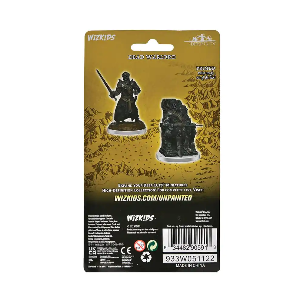WizKids Deep Cuts Miniatures Unpainted Miniatures 2-Pack Dead Warlord termékfotó