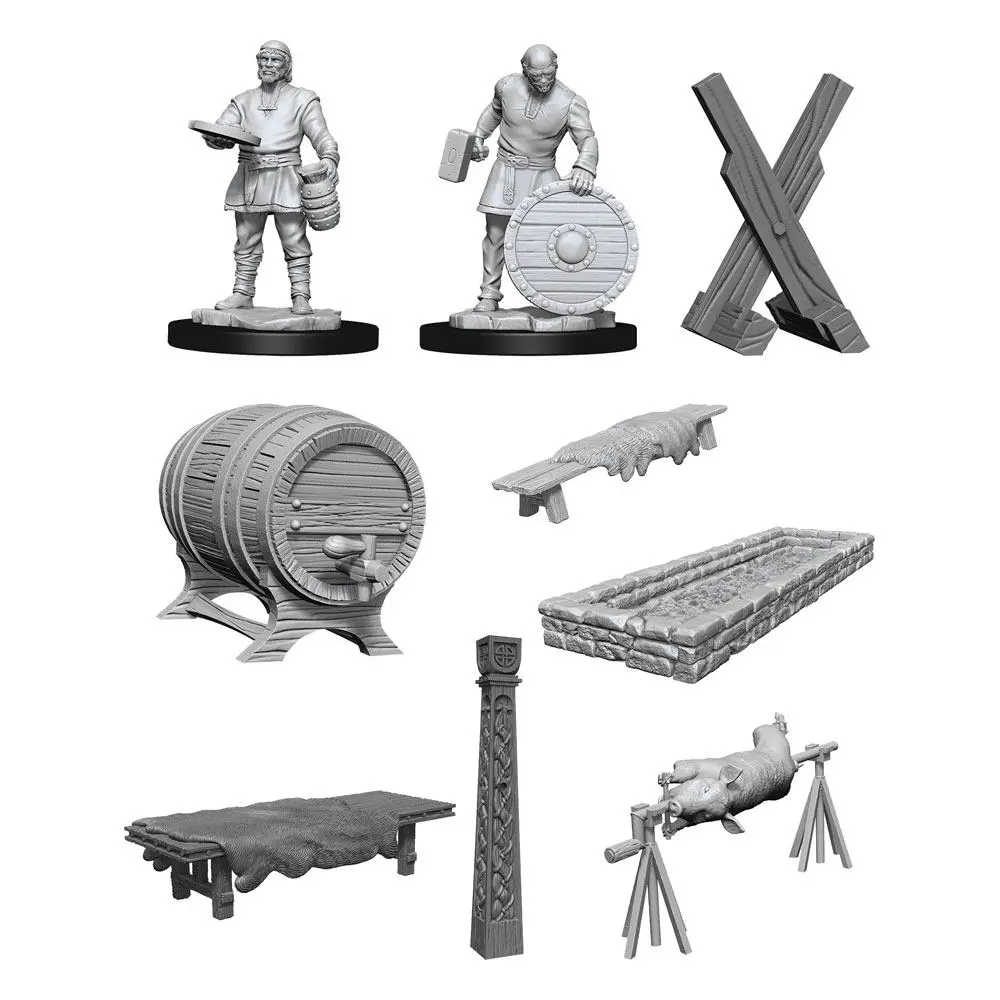 WizKids Deep Cuts Unpainted Miniatures Vikings termékfotó