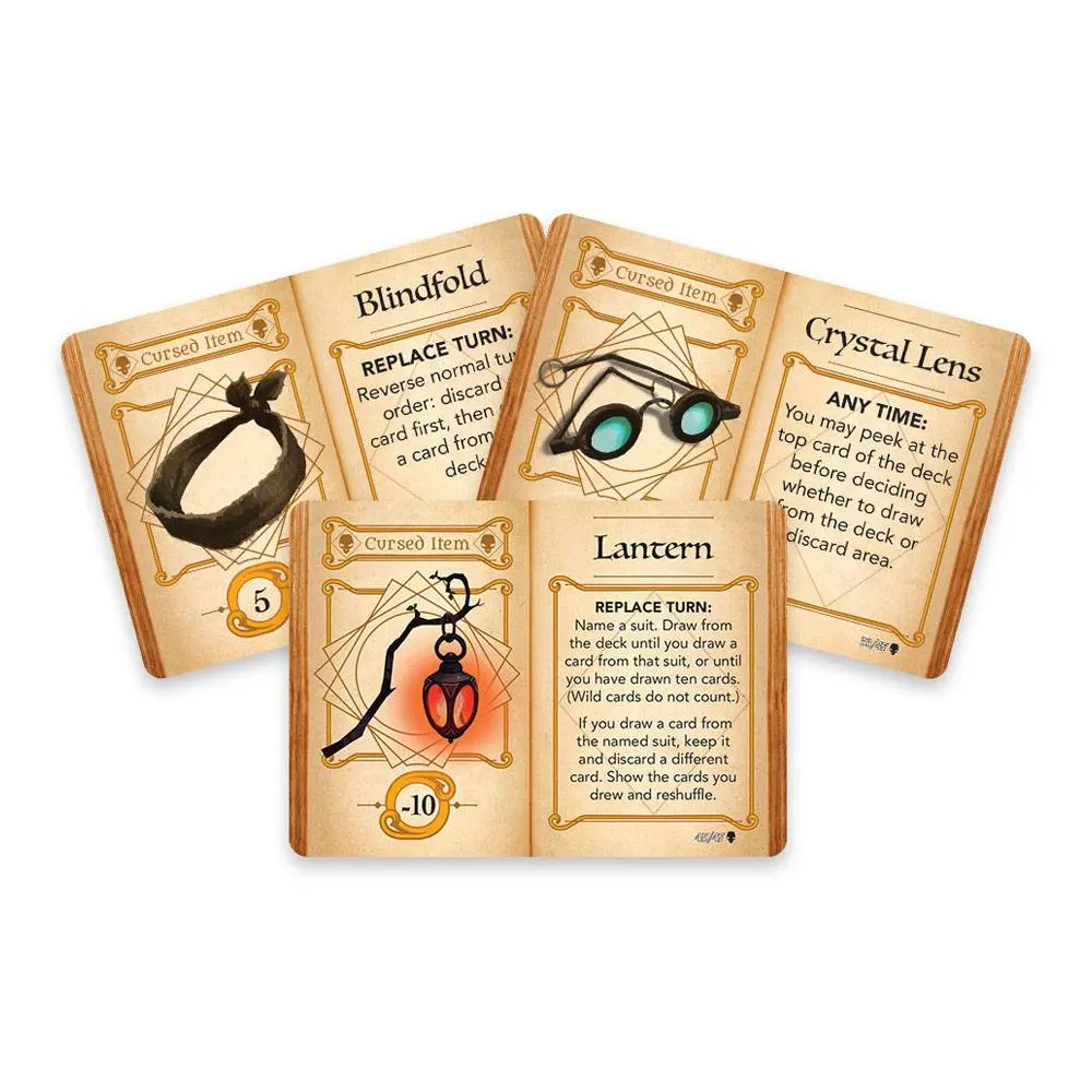WizKids Fantasy Realms: The Cursed Hoard angol nyelvű kártyajáték termékfotó