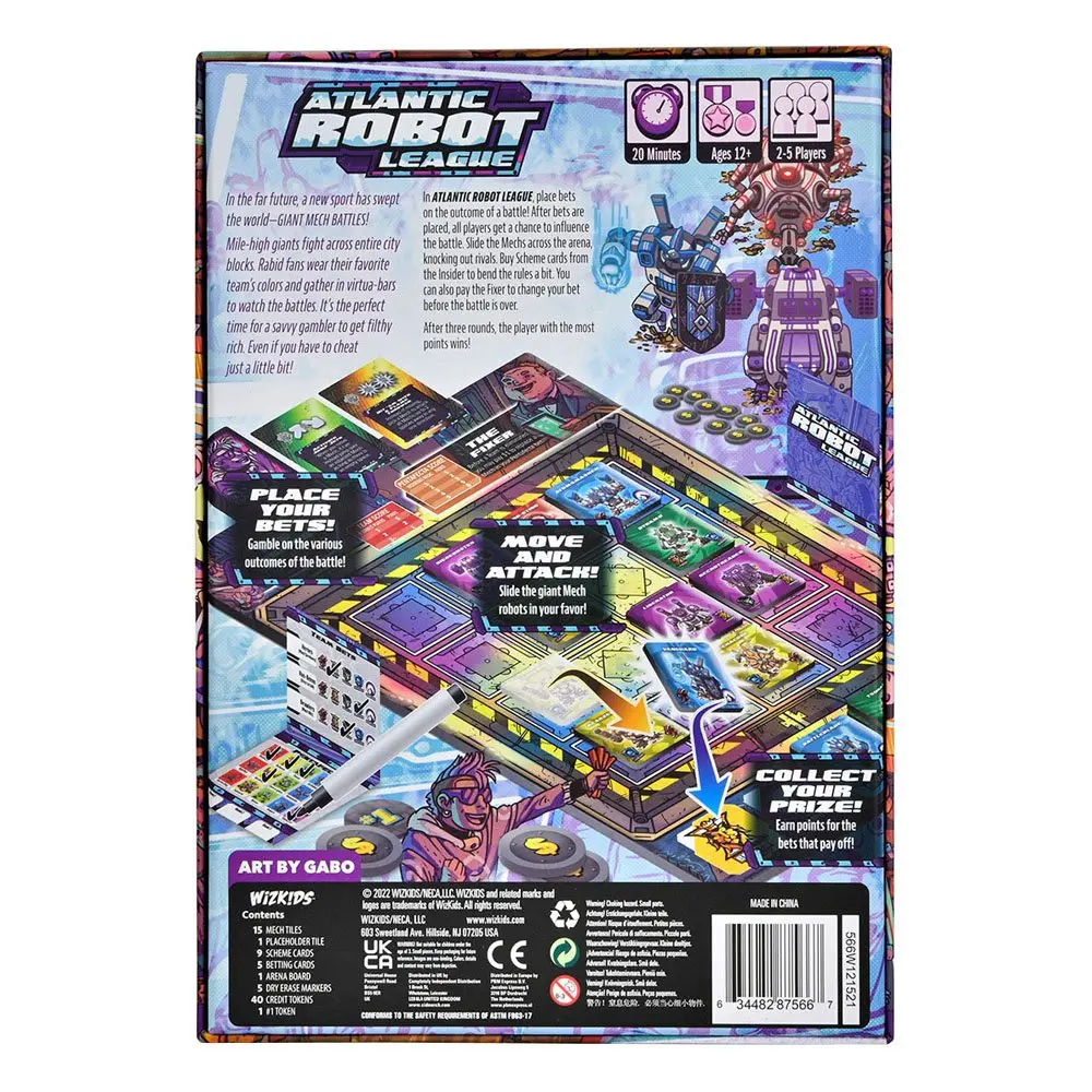 WizKids kártyajáték Atlantic Robot League Angol nyelvű termékfotó