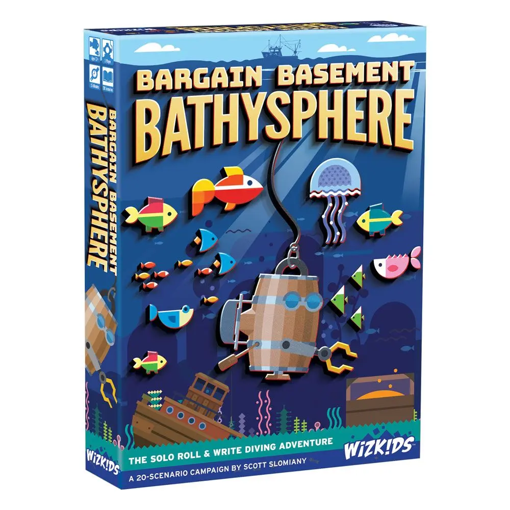 WizKids Roll &amp; Write Dice Game Bargain Basement Bathysphere Angol nyelvű társasjáték termékfotó