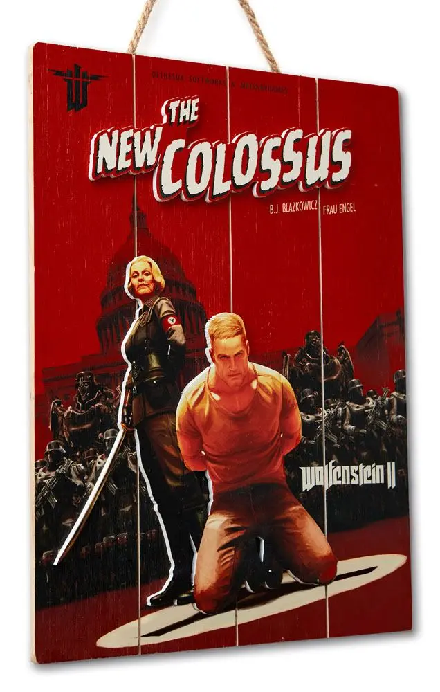 Wolfenstein WoodArts 3D Wooden Wall Art The New Colossus 30 x 40 cm termékfotó