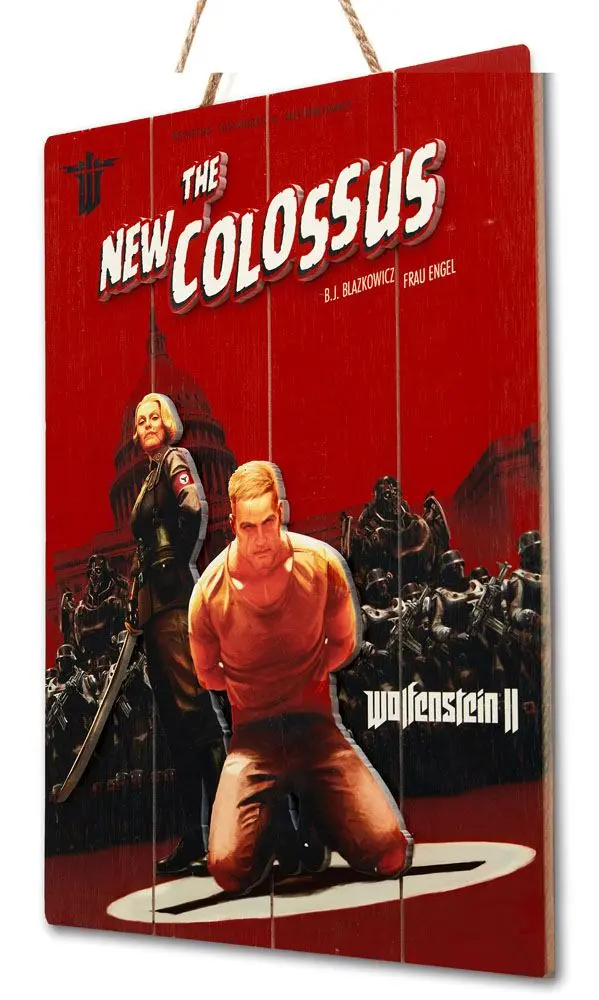 Wolfenstein WoodArts 3D Wooden Wall Art The New Colossus 30 x 40 cm termékfotó