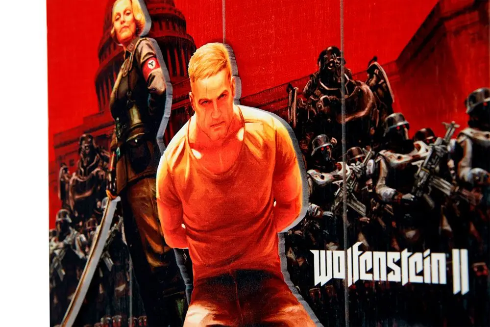 Wolfenstein WoodArts 3D Wooden Wall Art The New Colossus 30 x 40 cm termékfotó