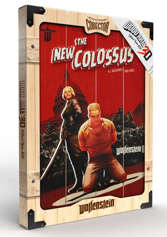 Wolfenstein WoodArts 3D Wooden Wall Art The New Colossus 30 x 40 cm termékfotó