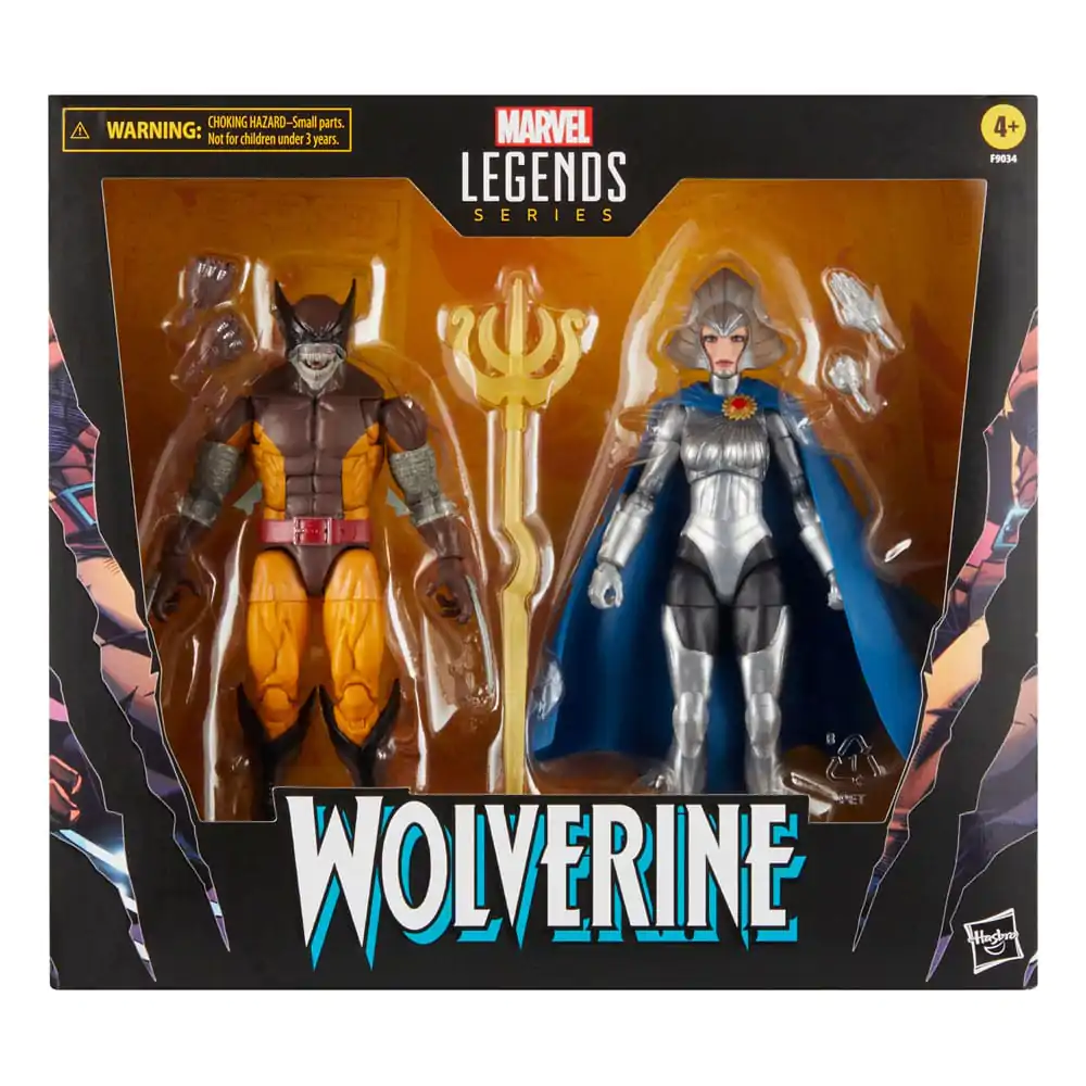 Wolverine 50th Anniversary Marvel Legends Wolverine & Lilandra Neramani 2 db-os akciófigura csomag 15 cm termékfotó