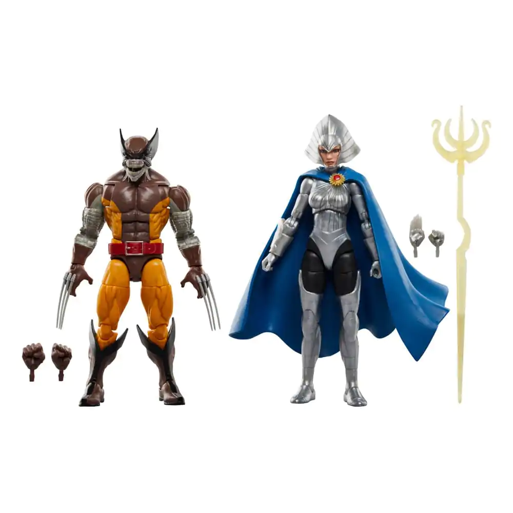 Wolverine 50th Anniversary Marvel Legends Wolverine & Lilandra Neramani 2 db-os akciófigura csomag 15 cm termékfotó