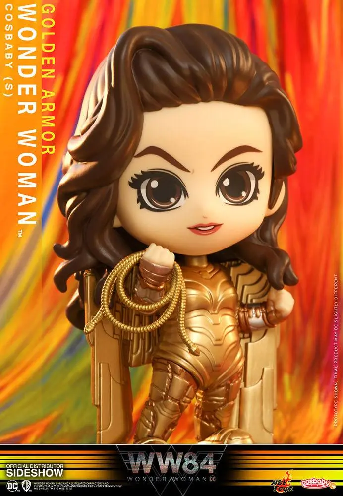 Wonder Woman 1984 Cosbaby (S) Mini Figure Golden Armor Wonder Woman 10 cm termékfotó