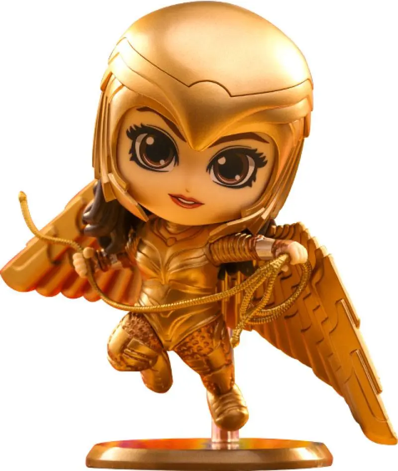 Wonder Woman 1984 Cosbaby (S) Mini Figure Golden Armor Wonder Woman (Flying Version) 10 cm termékfotó