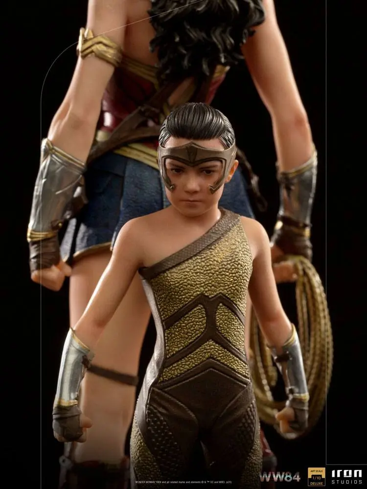 Wonder Woman 1984 Deluxe Art Scale 1/10 Wonder Woman &amp; Young Diana szobor figura 20 cm termékfotó