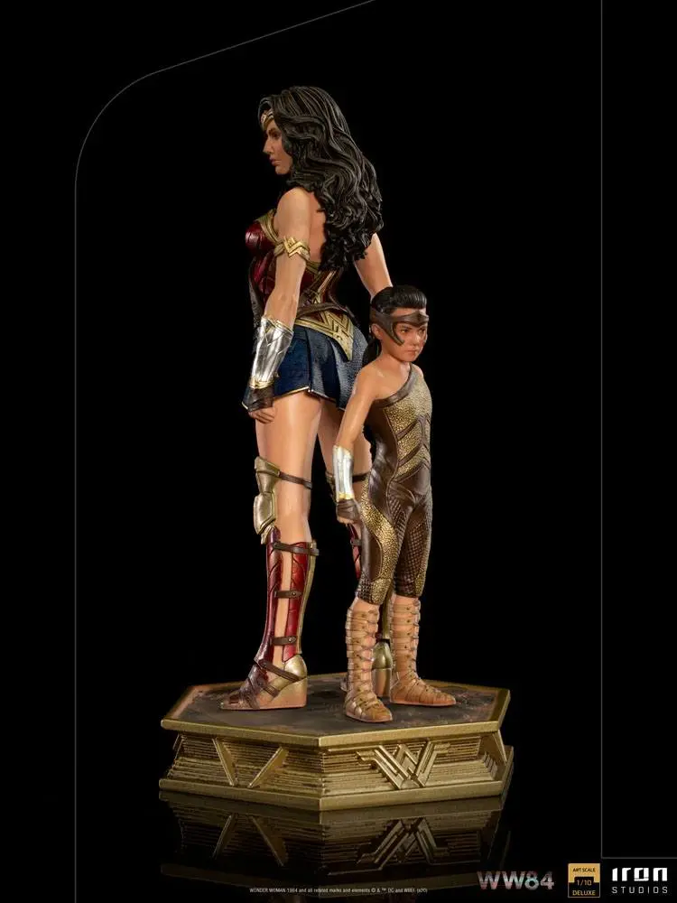 Wonder Woman 1984 Deluxe Art Scale 1/10 Wonder Woman &amp; Young Diana szobor figura 20 cm termékfotó
