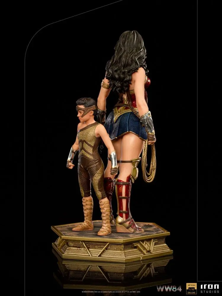 Wonder Woman 1984 Deluxe Art Scale 1/10 Wonder Woman &amp; Young Diana szobor figura 20 cm termékfotó