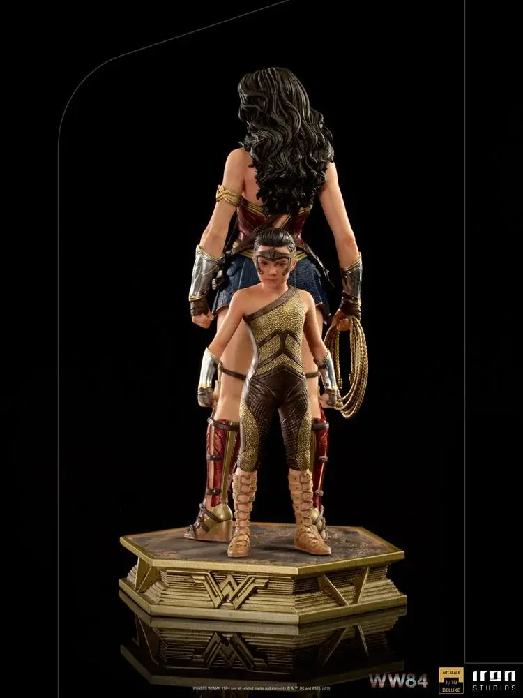 Wonder Woman 1984 Deluxe Art Scale 1/10 Wonder Woman &amp; Young Diana szobor figura 20 cm termékfotó