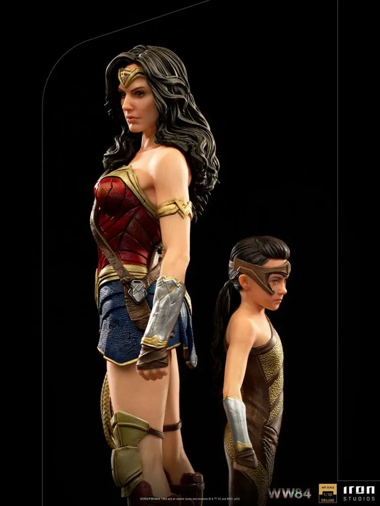Wonder Woman 1984 Deluxe Art Scale 1/10 Wonder Woman &amp; Young Diana szobor figura 20 cm termékfotó
