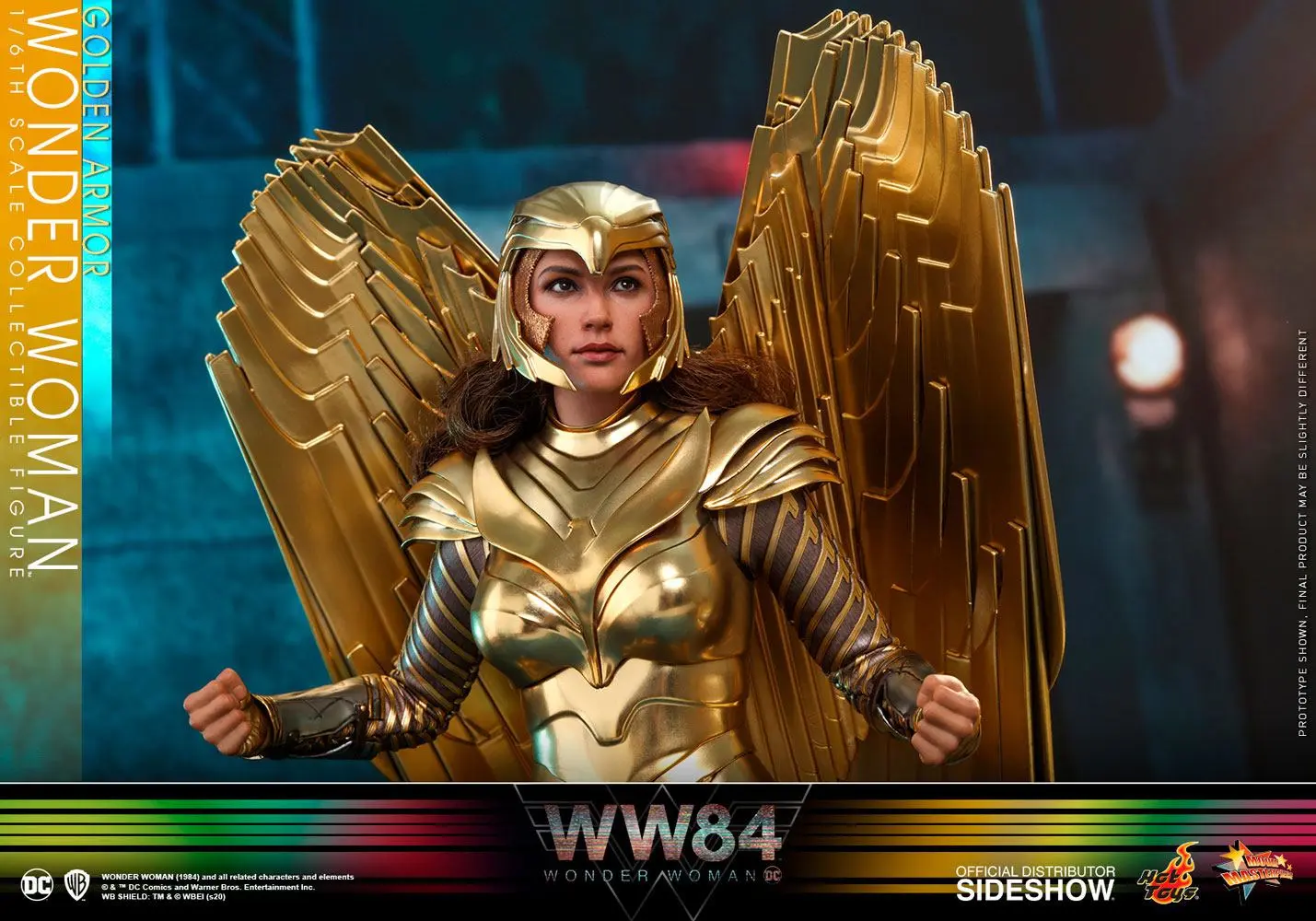 Wonder Woman 1984 Movie Masterpiece 1/6 Golden Armor Wonder Woman akciófigura 30 cm termékfotó