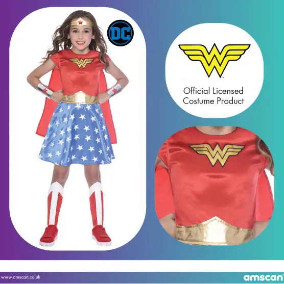 Wonder Woman, A Csodanő jelmez 10-12 év termékfotó