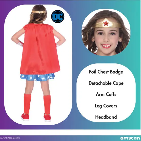 Wonder Woman, A Csodanő jelmez 10-12 év termékfotó