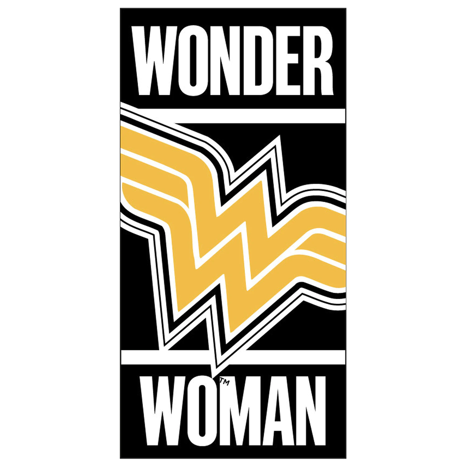 Wonder Woman Black törölköző termékfotó