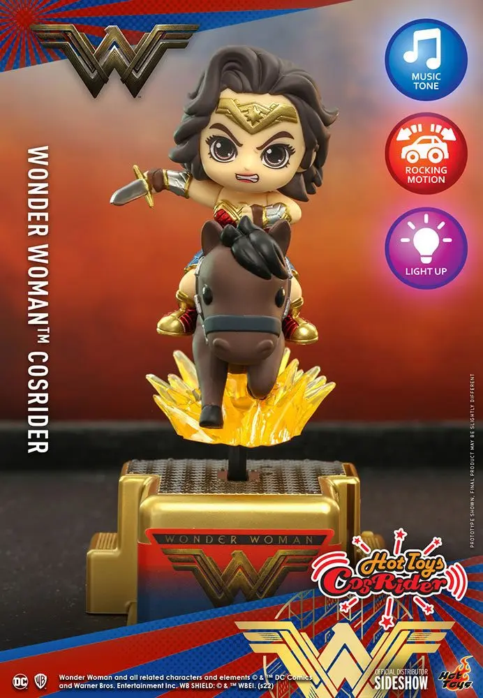 Wonder Woman CosRider Mini figura hanggal világítással Wonder Woman Mini figura hanggal világítással  13 cm termékfotó