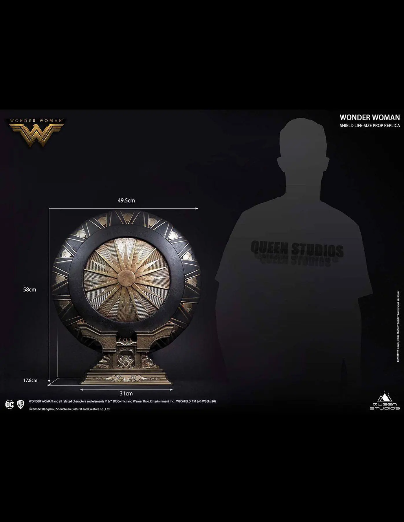 Wonder Woman Life-Size replika Wonder Woman Shield Regular Edition 58 cm termékfotó