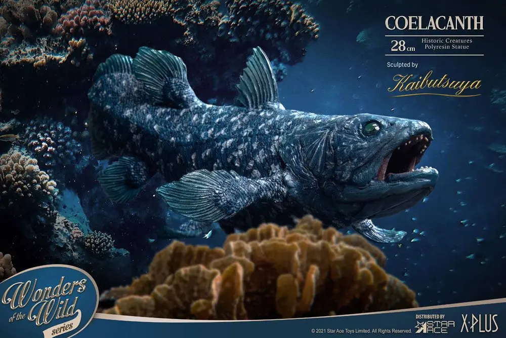 Wonders of the Wild Coelacanth Deluxe Version szobor figura 28 cm termékfotó