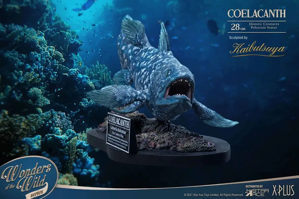 Wonders of the Wild Coelacanth Deluxe Version szobor figura 28 cm termékfotó