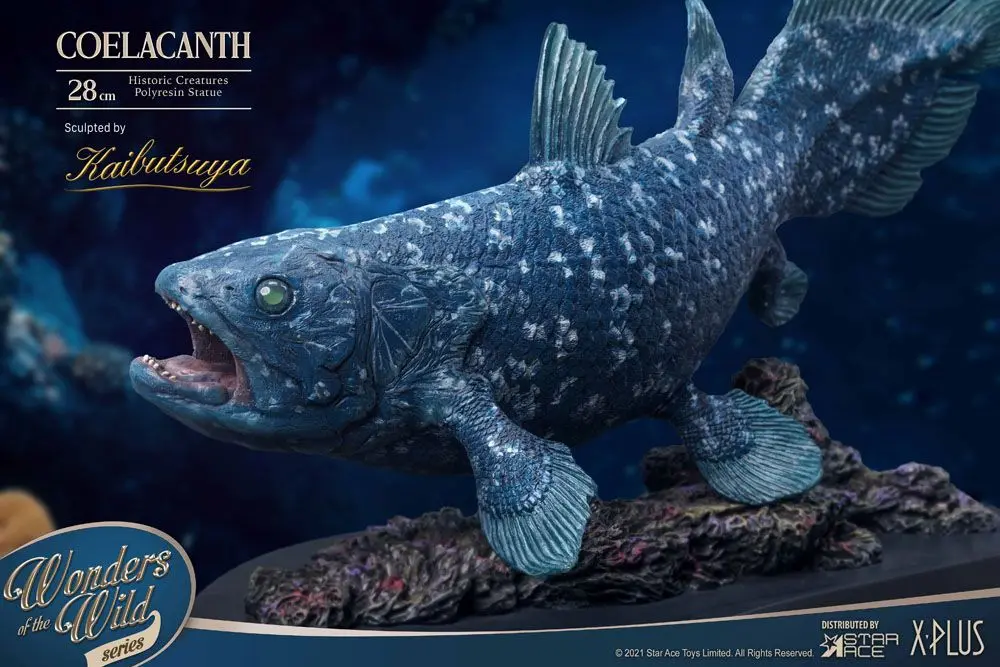 Wonders of the Wild Coelacanth Deluxe Version szobor figura 28 cm termékfotó